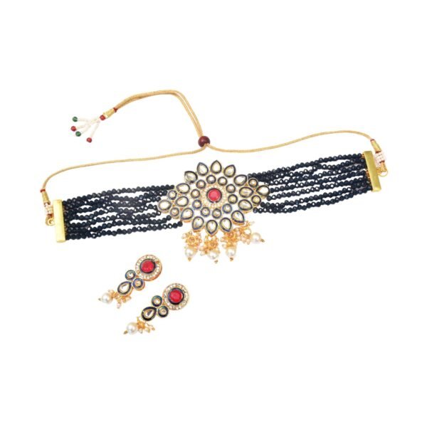 Crimson Gold Grace Choker - Image 2