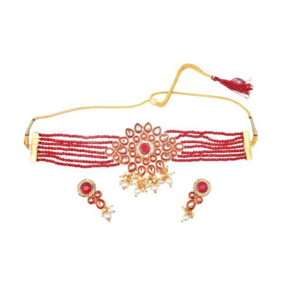 Crimson Gold Grace Choker - Image 3