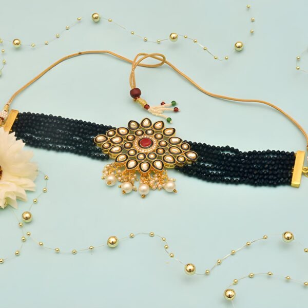 Crimson Gold Grace Choker